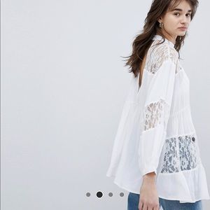 White lace top